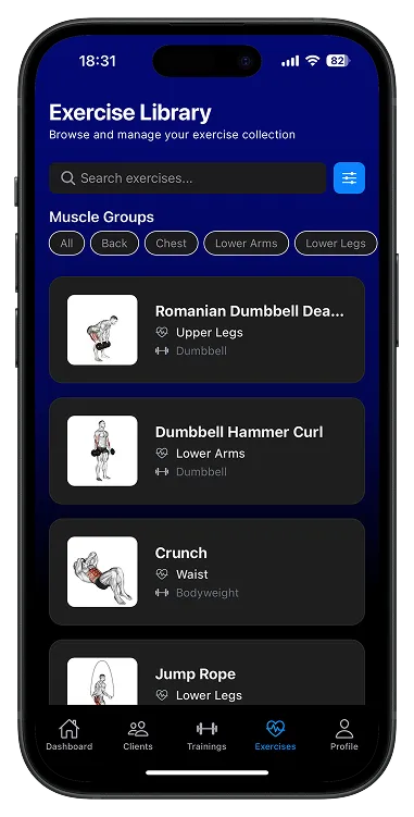 Comprehensive Exercise Library